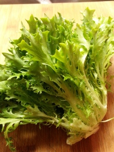 The cute little lettuce head to be dressed!